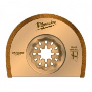 Milwaukee Полотно толщиной 1.2 мм для удаления затирки с твердосплавным зернистым напылением 48906050
